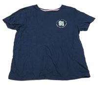 Tmavomodré tričko s číslem Primark 