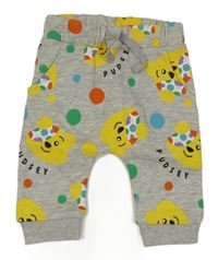 Šedé melírované tepláky s Pudsey George