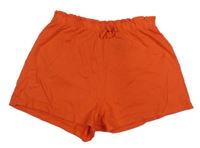 Oranžové bavlněné kraťasy H&M