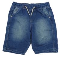 Modré teplákové riflové kraťasy Pepperts