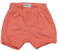 Lososové bavlněné kraťasy s beruškou Benetton 