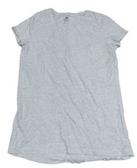 Světlešedé melírované tričko H&M