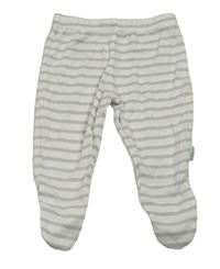 Bílo-šedé pruhované polodupky zn. M&S