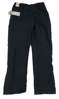 Nové - černé šusťákové podšité kalhoty St. Bernard