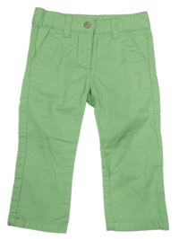 Zelené chino plátěné kalhoty impidimpi