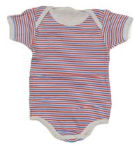 Červeno-modro-bílé pruhované body MINI MON