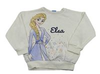 Bílá mikina s Elsou Primark