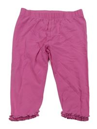 Tmavorůžové capri legíny Kids