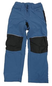Modro-černé outdoorové podšité kalhoty Active Touch