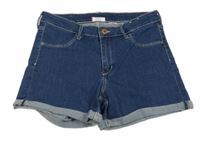 Tmavomodré riflové kraťasy H&M