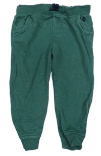 Zelené melírované tepláky Jojo Maman Bébé