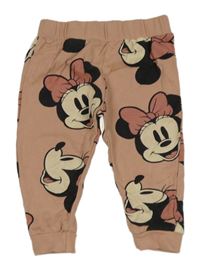 Starorůžové tepláky s Minnie Disney