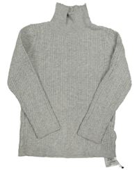 Šedý vzorovaný svetrový lehký rolák George