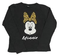 Antracitové triko s Minnie Disney