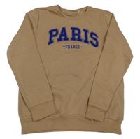 Hnědá mikina s nápisem Name it