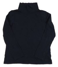 Tmavomodré triko s rolákem H&M