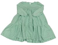 Zelené květované lehké šaty dunnes