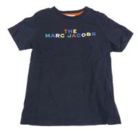 Tmavomodré tričko s logem Marc Jacobs