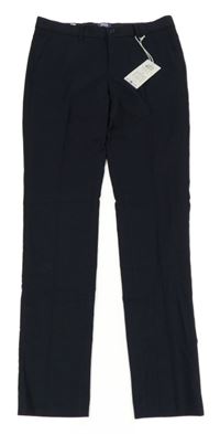 Nové - tmavomodré společenské chino kalhoty Jack & Jones