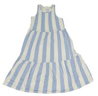 Modro-bílé pruhované šaty H&M