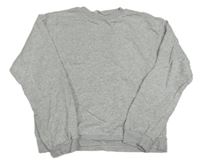 Světlešedá melírovaná mikina H&M