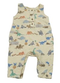 Béžové laclové tepláky s diny M&S