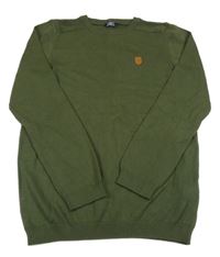 Khaki svetr s nášivkou LC Waikiki