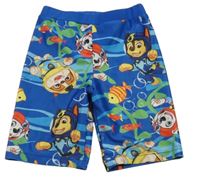 Modré UV kraťasy - Tlapková Patrola Tu