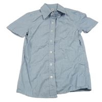 Světlemodro-bílá pruhovaná košile Yigga