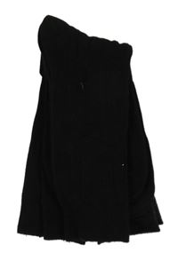 3set - 3x Černé žebrované dlouhé ponožky 