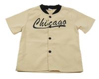 Béžová košile s nápisem Shein