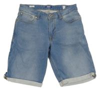 Světlemodré riflové kraťasy Jack & Jones