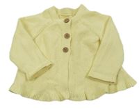 Světležlutý propínací svetr Nutmeg