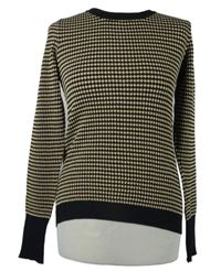 Dámský béžovo-černý vzorovaný svetr Zara 