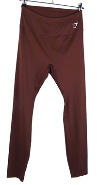 Dámské vínové sportovní funkční legíny Gymshark