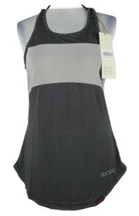Nové - Dámský černo-šedý sportovní top Sundried 