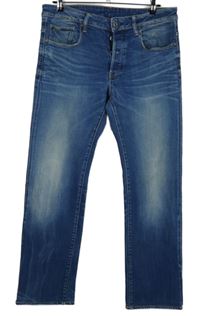 Pánské modré teplákové straight rifle G-Star RAW 