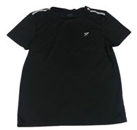 Černé sportovní tričko s potiskem PRIMARK