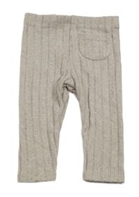 Béžové úpletové žebrované legíny zn. Primark