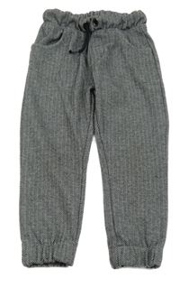 Černo-bílé tepláky Nutmeg