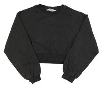 Černá crop mikina H&M