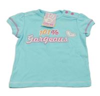 Nové - Modré tričko s nápisem Cherokee