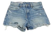 Modré riflové kraťasy Zara