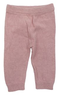 Růžové pletené tepláky M&S