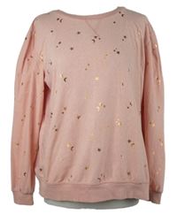 Dámská světlerůžová pyžamová mikina s hvězdičkami Next