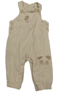 Béžové laclové tepláky s pandou Mothercare