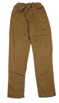 Hnědé plátěné kalhoty Little Kids 