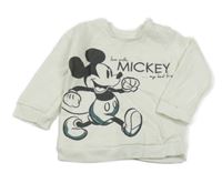 Bílá mikina s Mickem George