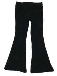 Černé flare kalhoty Matalan