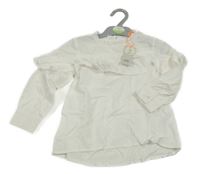 Nové - Bílá halenka s volánky River Island